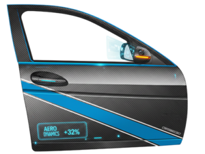 Ремонт и покраска двери автомобиля на Haima 7X